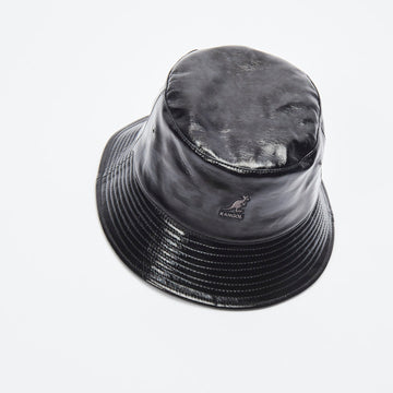 Kangol Future Bucket W/Earflaps - Black Crinkle