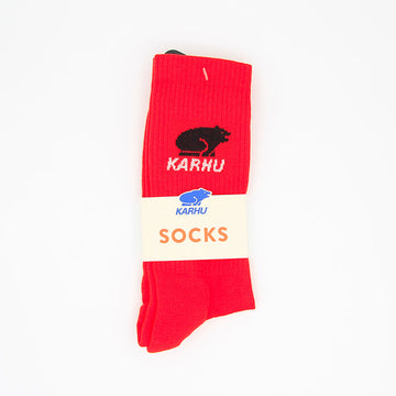 Karhu Classic Logo Socks Fiesta/Black