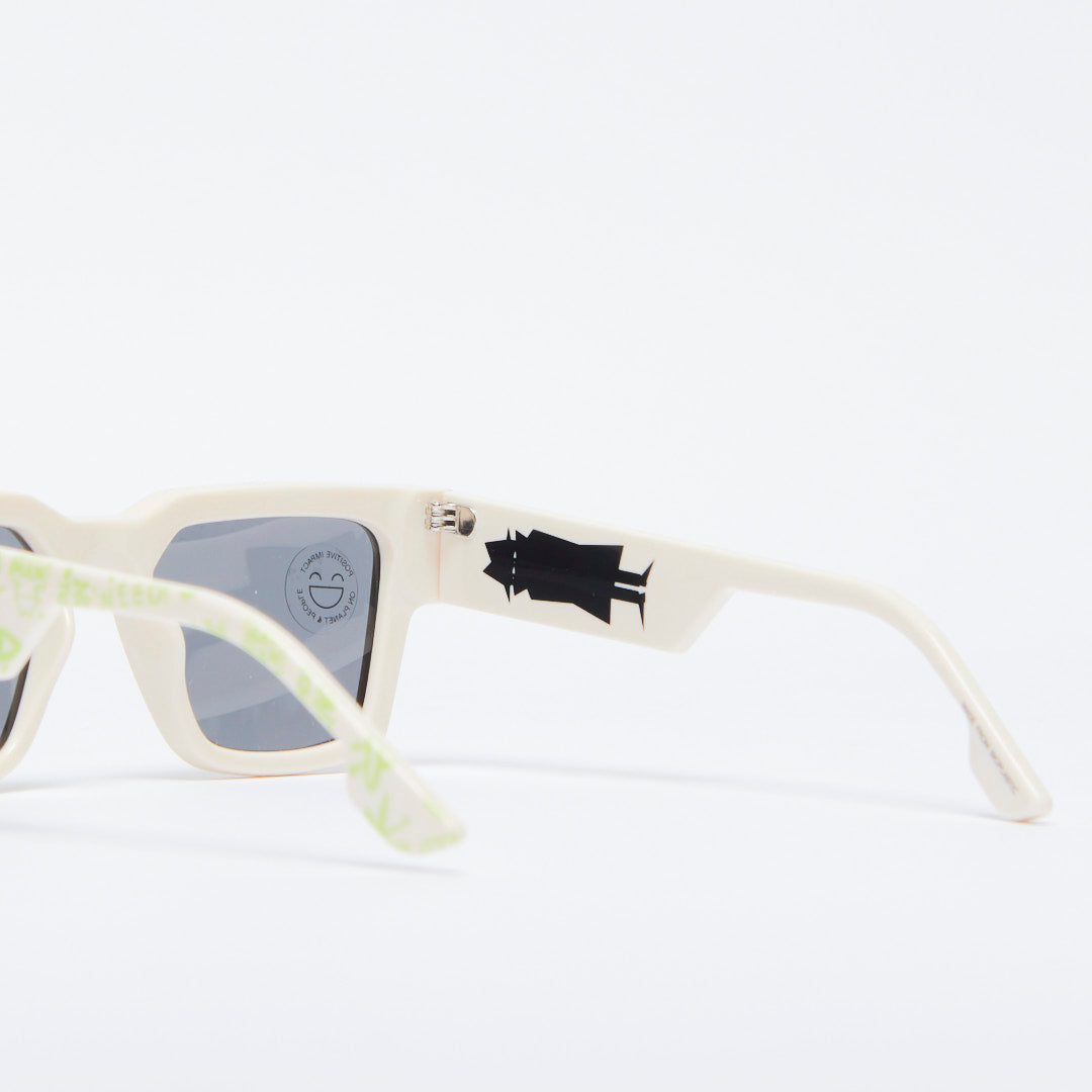 Komono x Real Bad Man - The Jaki Sunglasses (Egg Shell)
