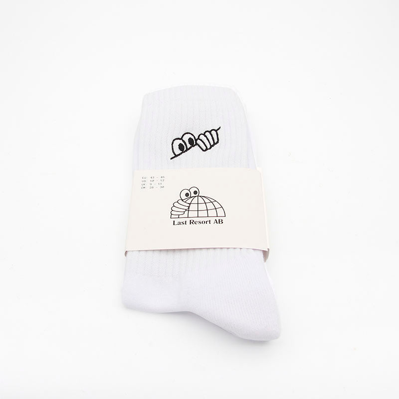 Last Resort AB Eye Socks (White)