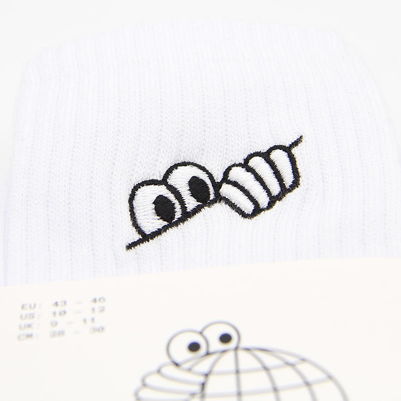 Last Resort AB Eye Socks (White)