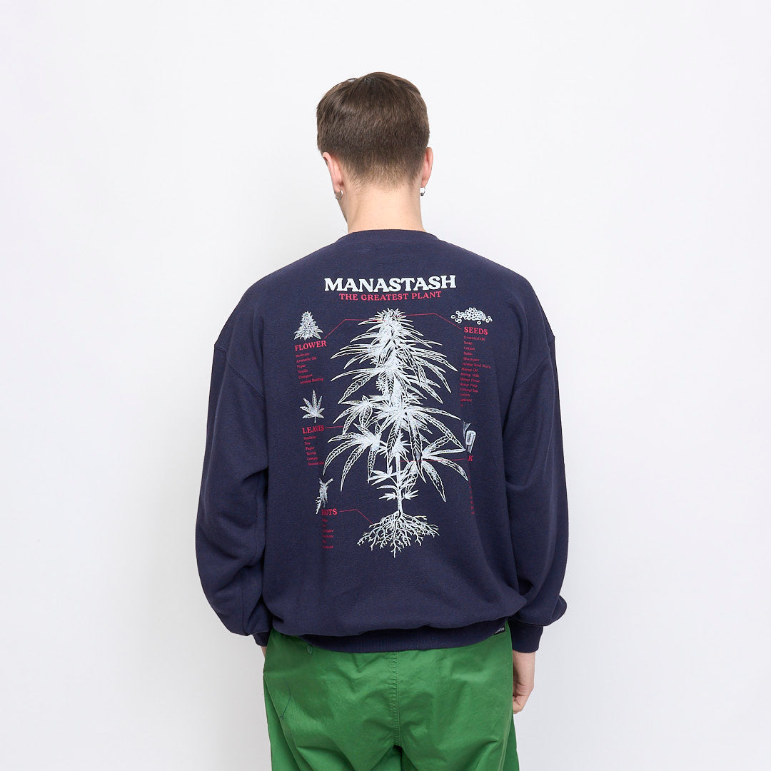 Manastash - Cascade Sweatshirt TGP  (Navy)