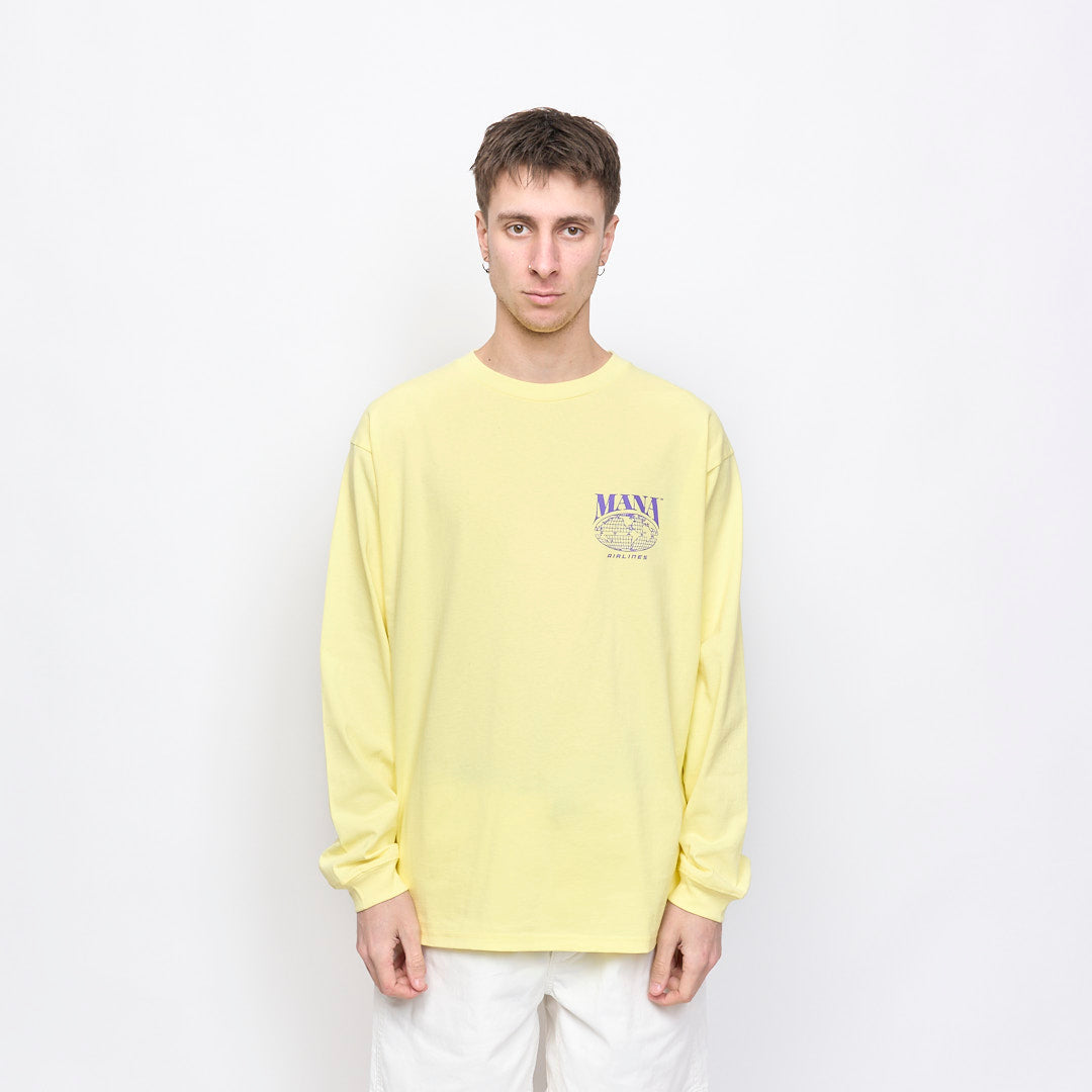 Manastash - Citee Airlines LS Tee (Lemon)