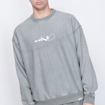 Milk x Shoof - Crewneck Sweatshirt Pigment dyed (Sage)