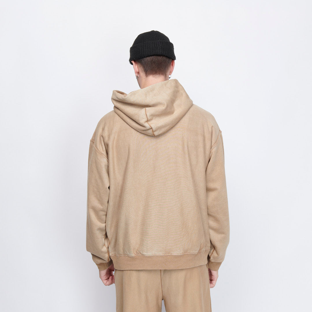 Milk x Shoof - Hooded Sweatshirt Pigment dyed (Beige)