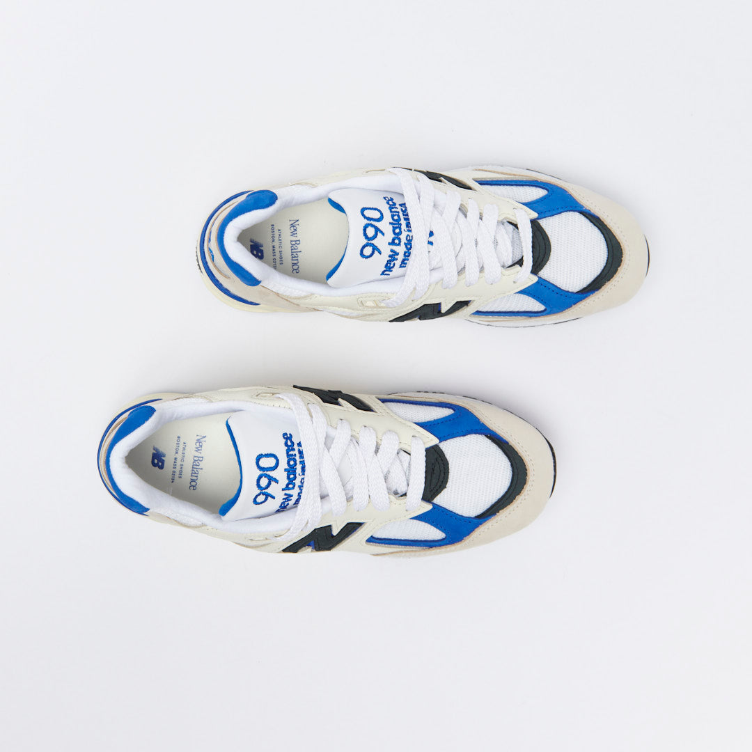 New Balance - M 990 WB2 "Made In USA" by Teddy Santis (White/Blue)
