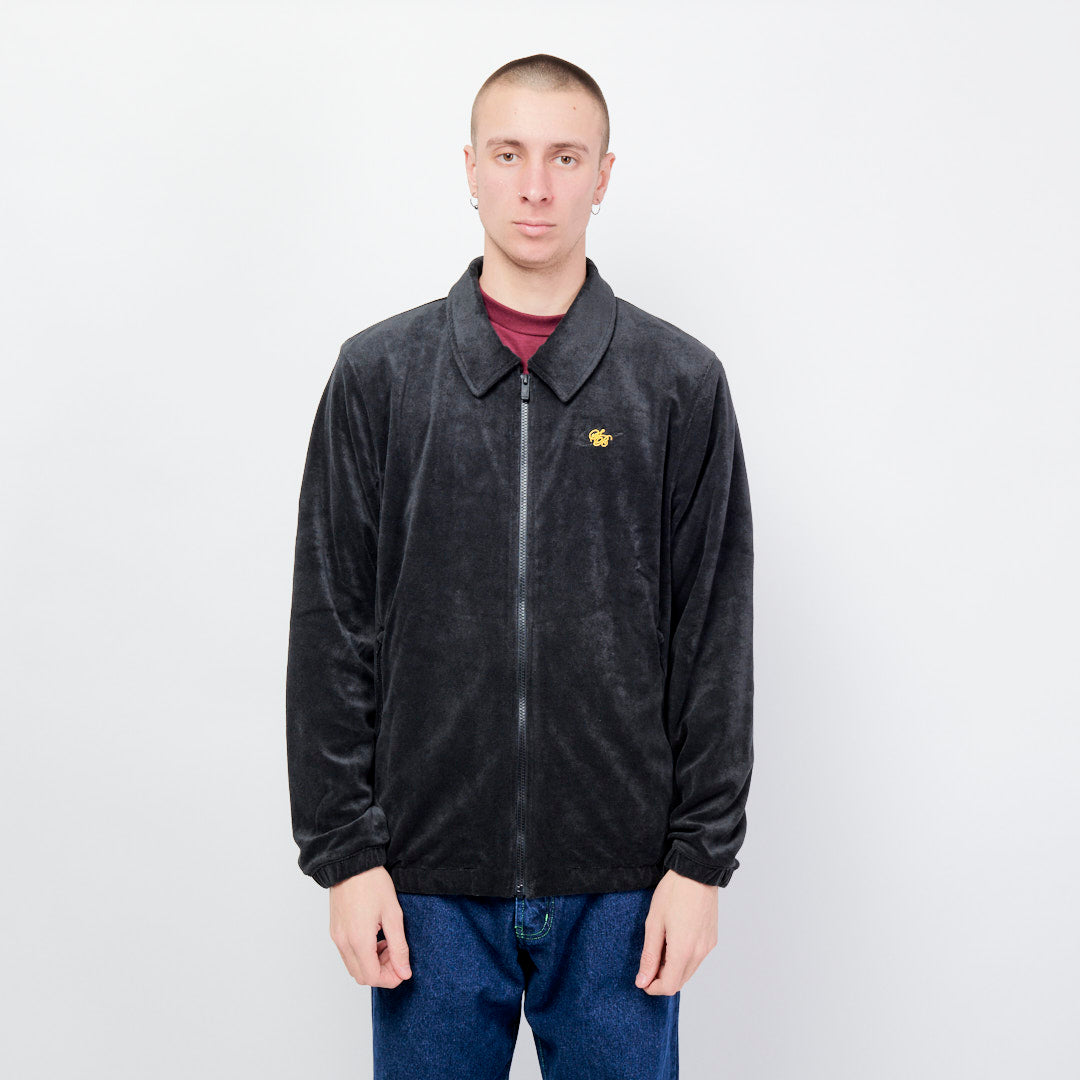 Nike SB Skate Velour Zip Jacket (Black) - Main Image