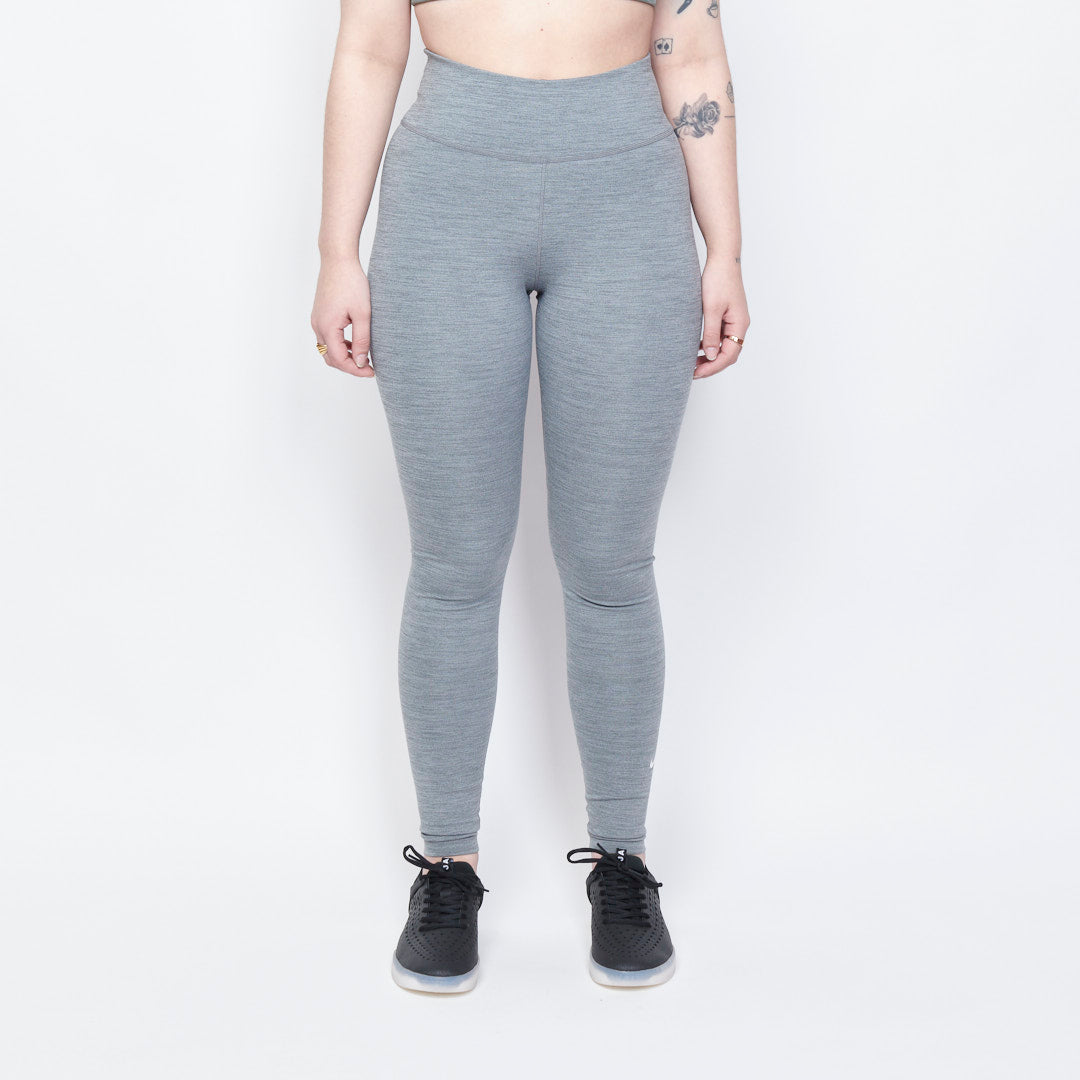 Nike Women's Mid Rise Leggings (Iron Gray/White)