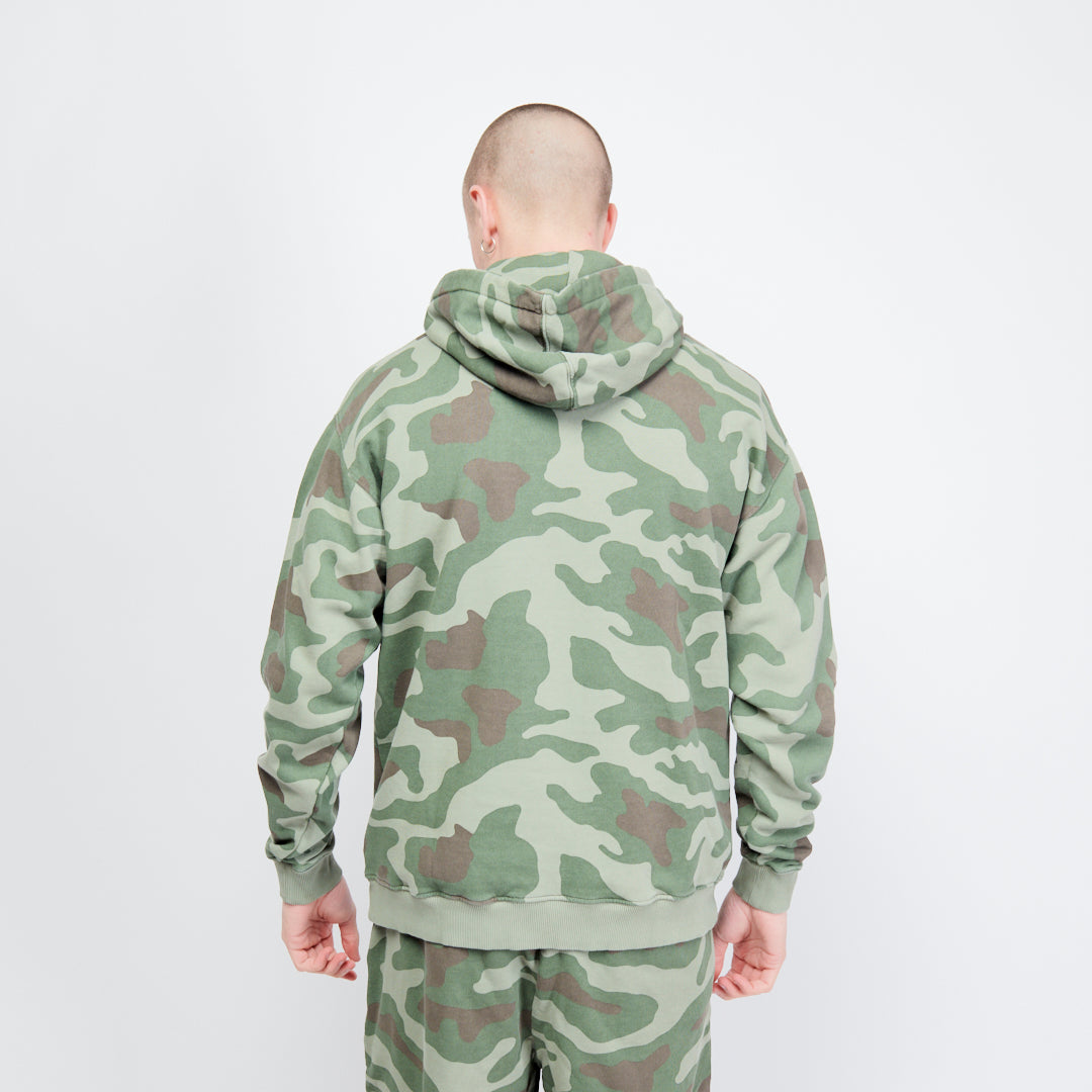 Patta Basic Summer Washed Hooded Sweater (Camo AOP)
