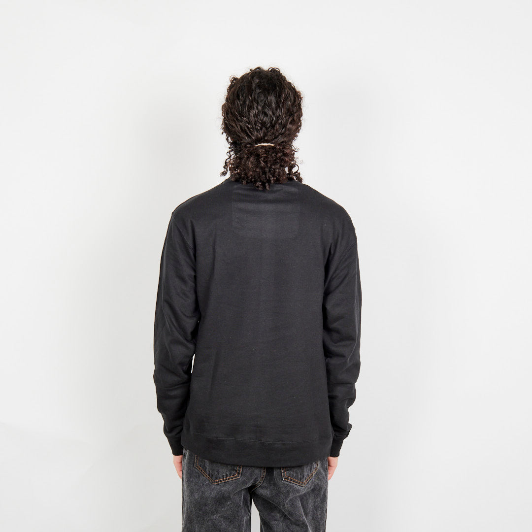 Poets Bing Crew Neck Fleece - Black