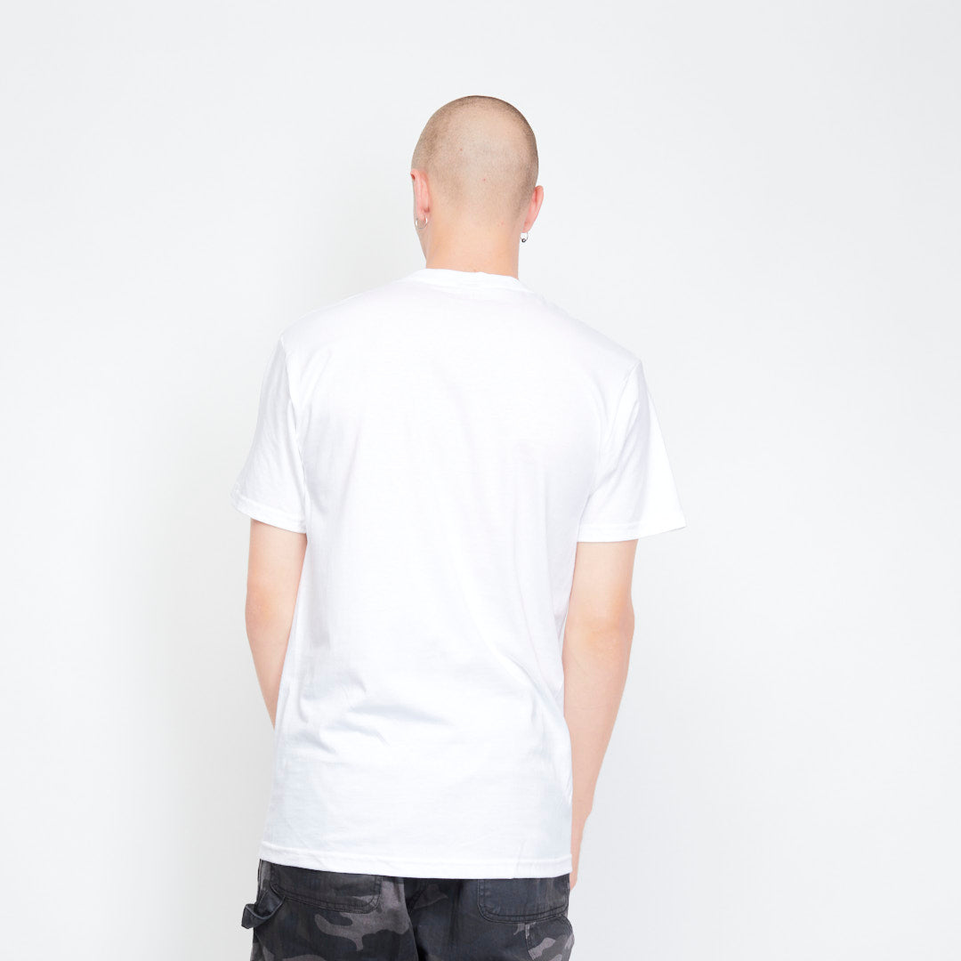 Poets - Flock 6OZ S/S T-Shirt (White)