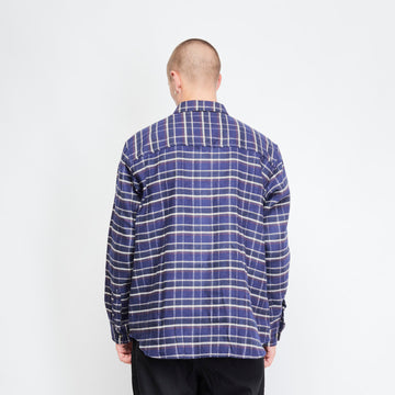 Polar Skate Co - Flannel Shirt (Rich Navy)