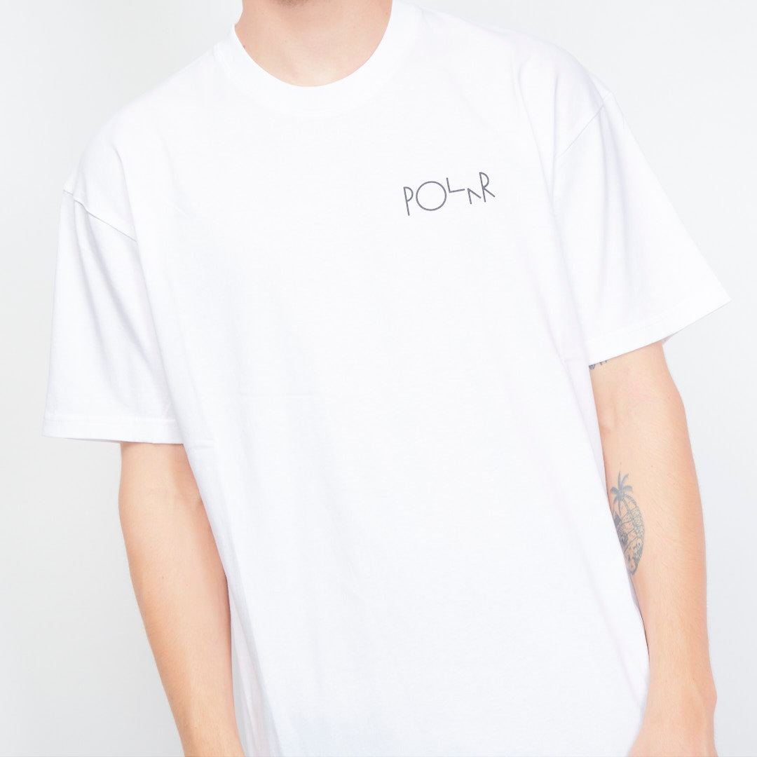 Polar Skate Co - Stroke Logo Tee (White)