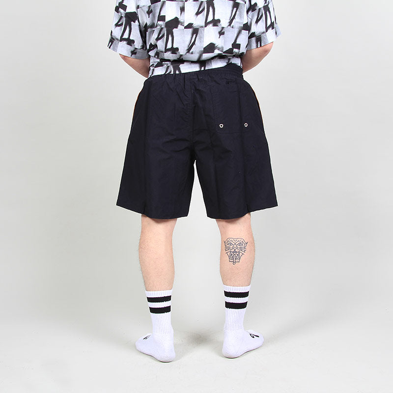 Polar Skate Co Square Stripe City Swim Shorts Black