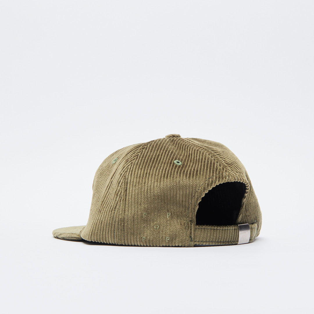 Pop Trading Company - Arch Sixpanel Hat (Olivine minicord)