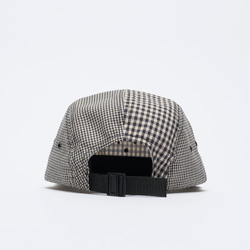 Pop Trading Company - Five Panel Hat (Black/White Gingham)