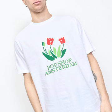 Pop Trading Company - Tulip T-Shirt (White)