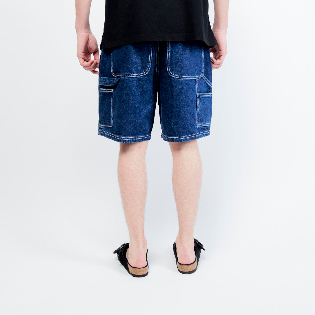 Pop Trading Company drs shorts (Rinsed Denim)