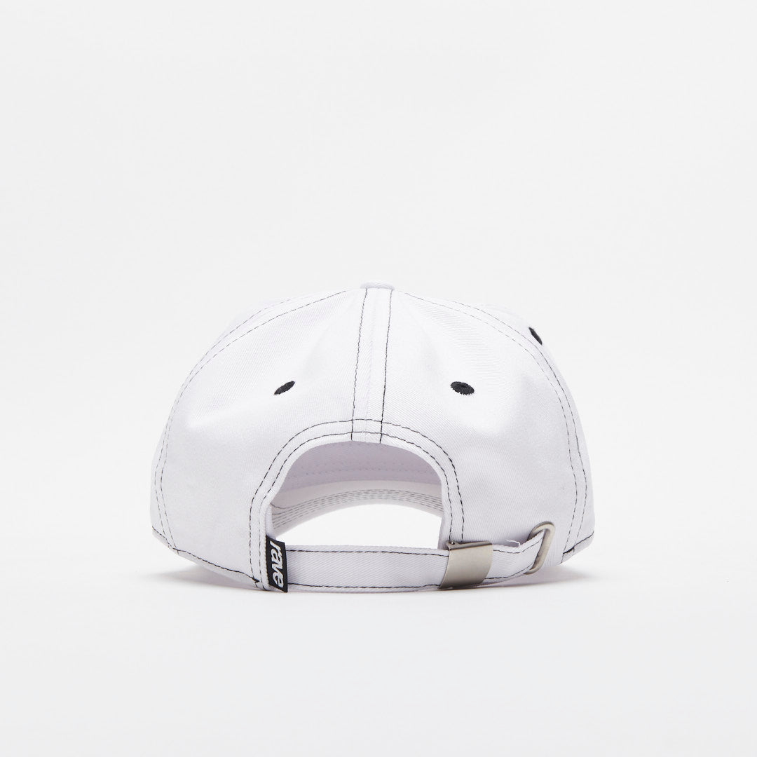 Rave Skateboards - Snap Contrast Cap (White)