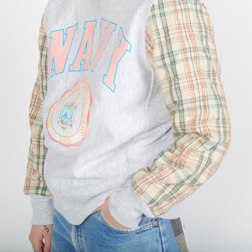 SL Supply Upcycled Sweater Crew - Grey