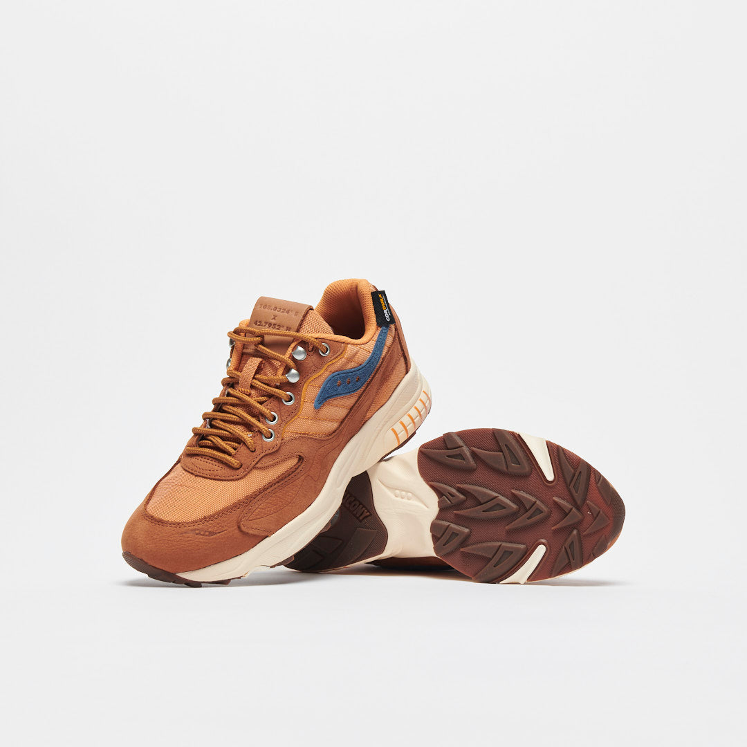 Saucony - 3D Grid Hurricane "Gobi desert" (Brown/Rust)