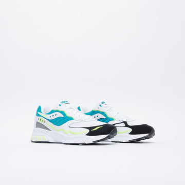 Saucony - 3D Grid Hurricane (White/Green)