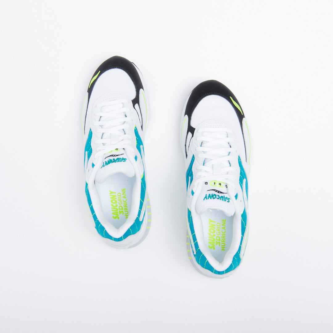 Saucony - 3D Grid Hurricane (White/Green)