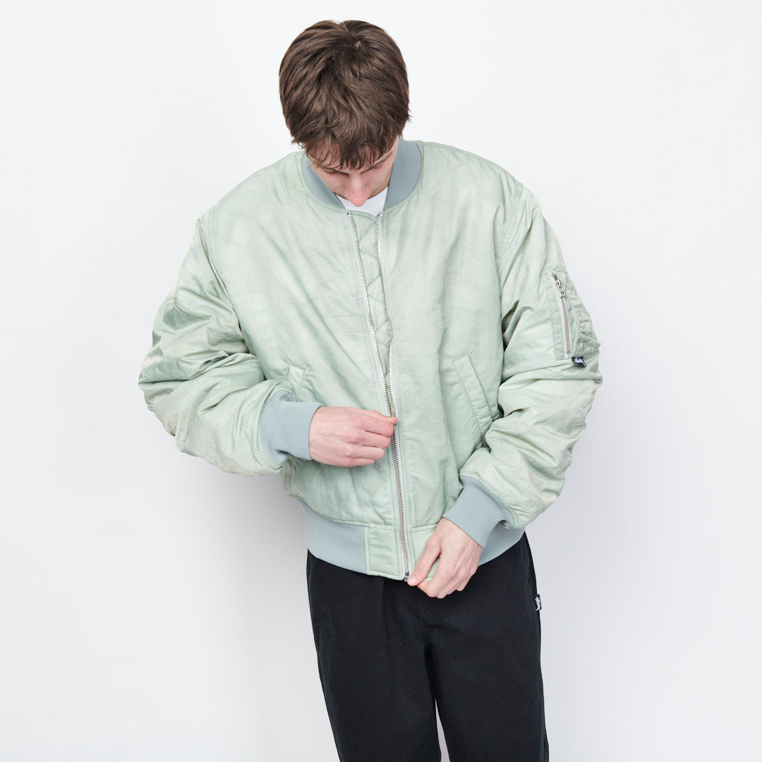 Stussy - Dyed Nylon Bomber (Stone)