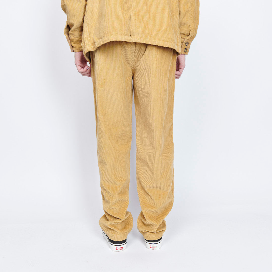 The Quiet Life - Cord Kangaroo Pocket Pant (Tan)