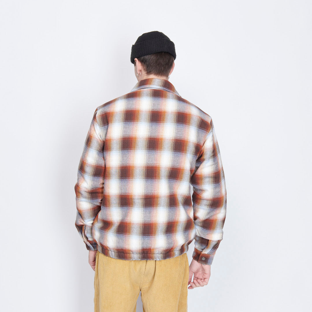 The Quiet Life - Flannel Garage Jacket (Rust)