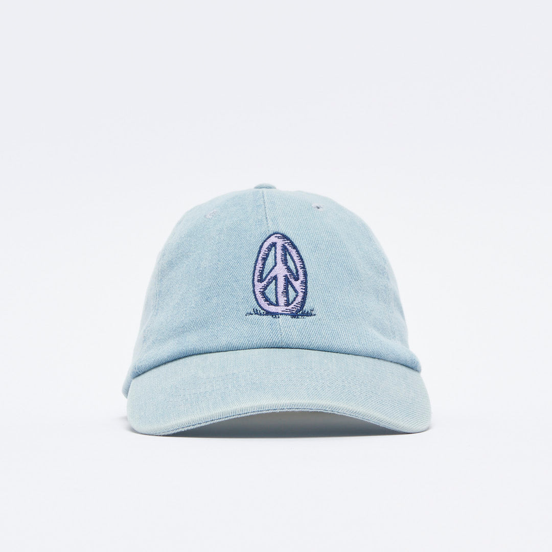 The Quiet Life - Now & Never Peace Dad Hat (Light Denim)