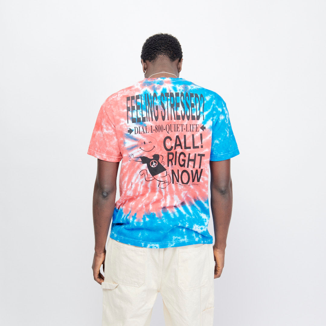 The Quiet Life Stressed Tee (Tie Dye)