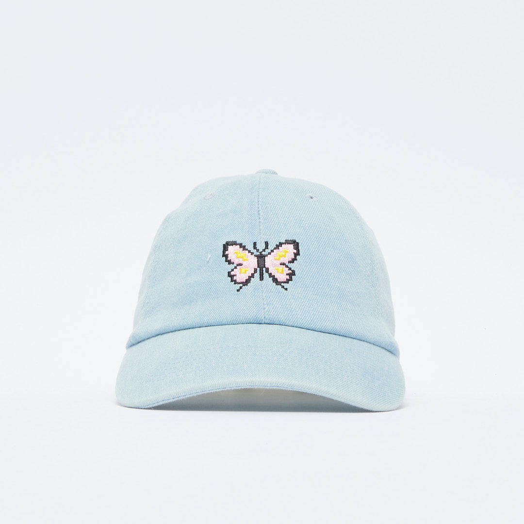 The Quiet Life - Times Flies Dad Hat (Light Denim)