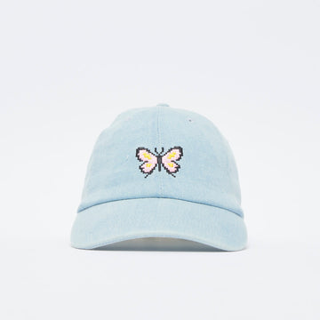 The Quiet Life - Times Flies Dad Hat (Light Denim)