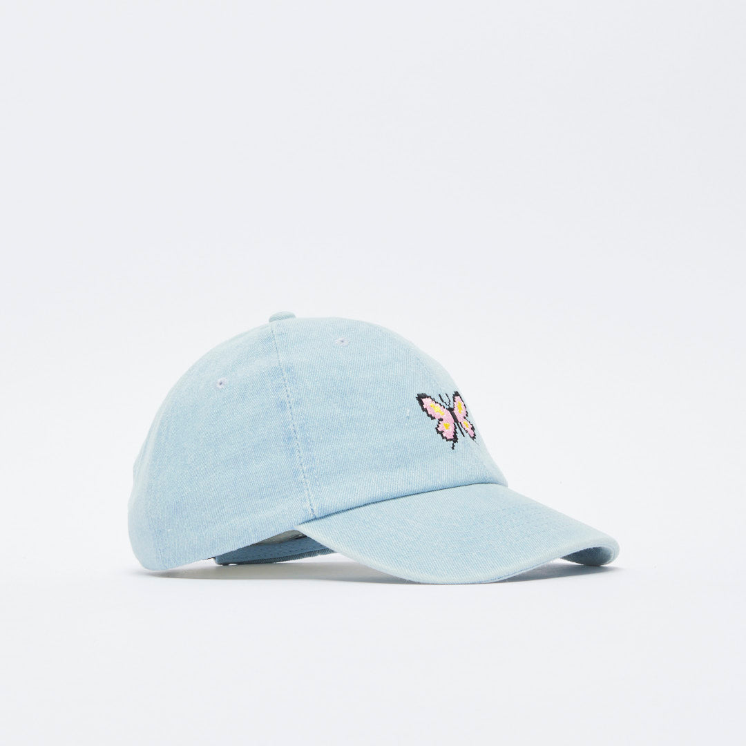 The Quiet Life - Times Flies Dad Hat (Light Denim)