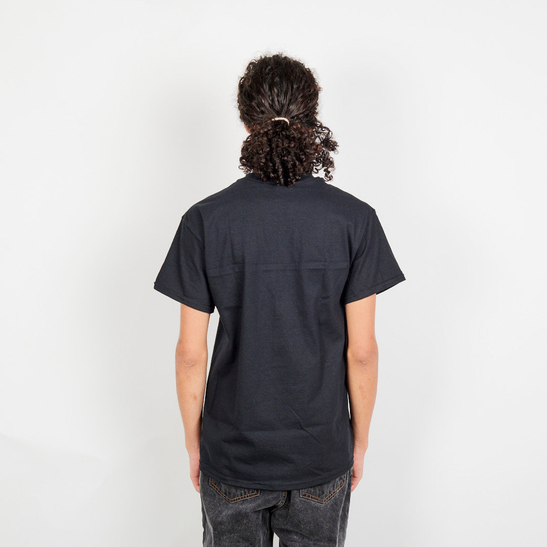 Thrasher T-Shirt Outlined Rainbow Mag - Black