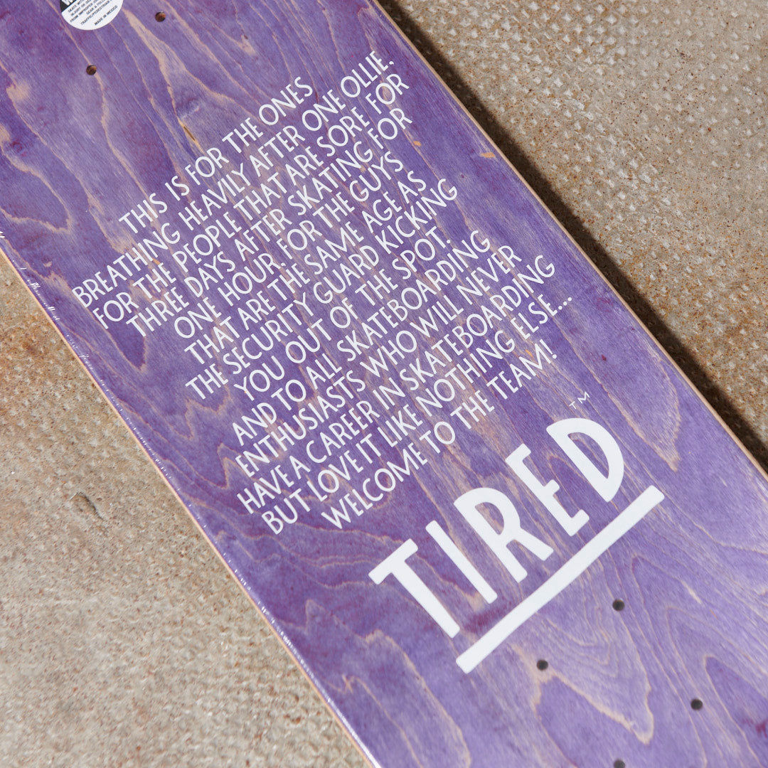 Tired Skateboards - Jolt Regular Deck