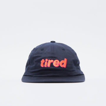 Tired Skateboards - Lower Case Block Cap (Navy)