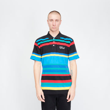 Tired Skateboards - Striped Polo (Multi)