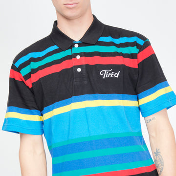 Tired Skateboards - Striped Polo (Multi)