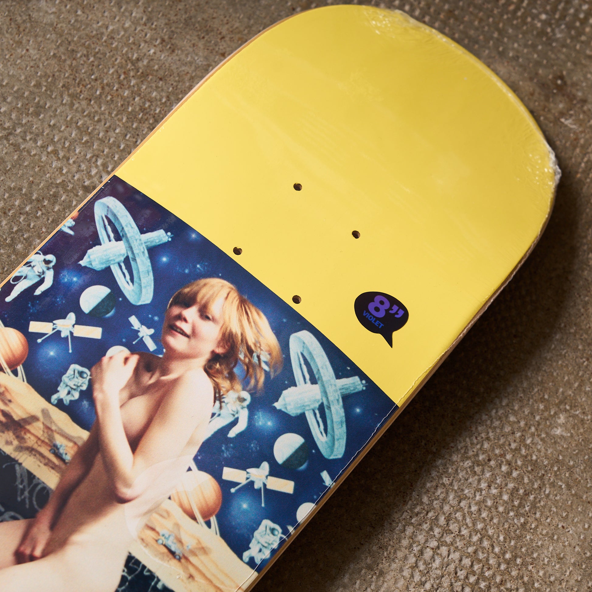 Violet Skateboards -  Ryan McGinley "Lizzy" Deck (Yellow) 8