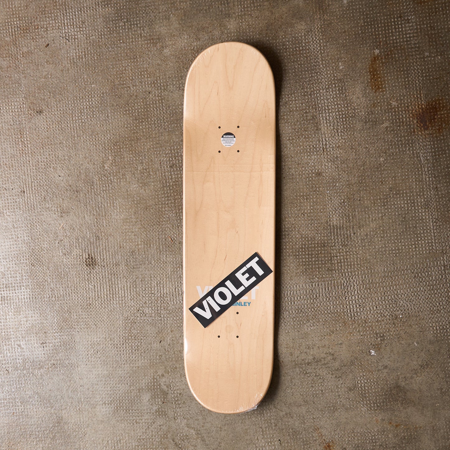 Violet Skateboards -  Ryan McGinley "Lizzy" Deck (Natural) 8