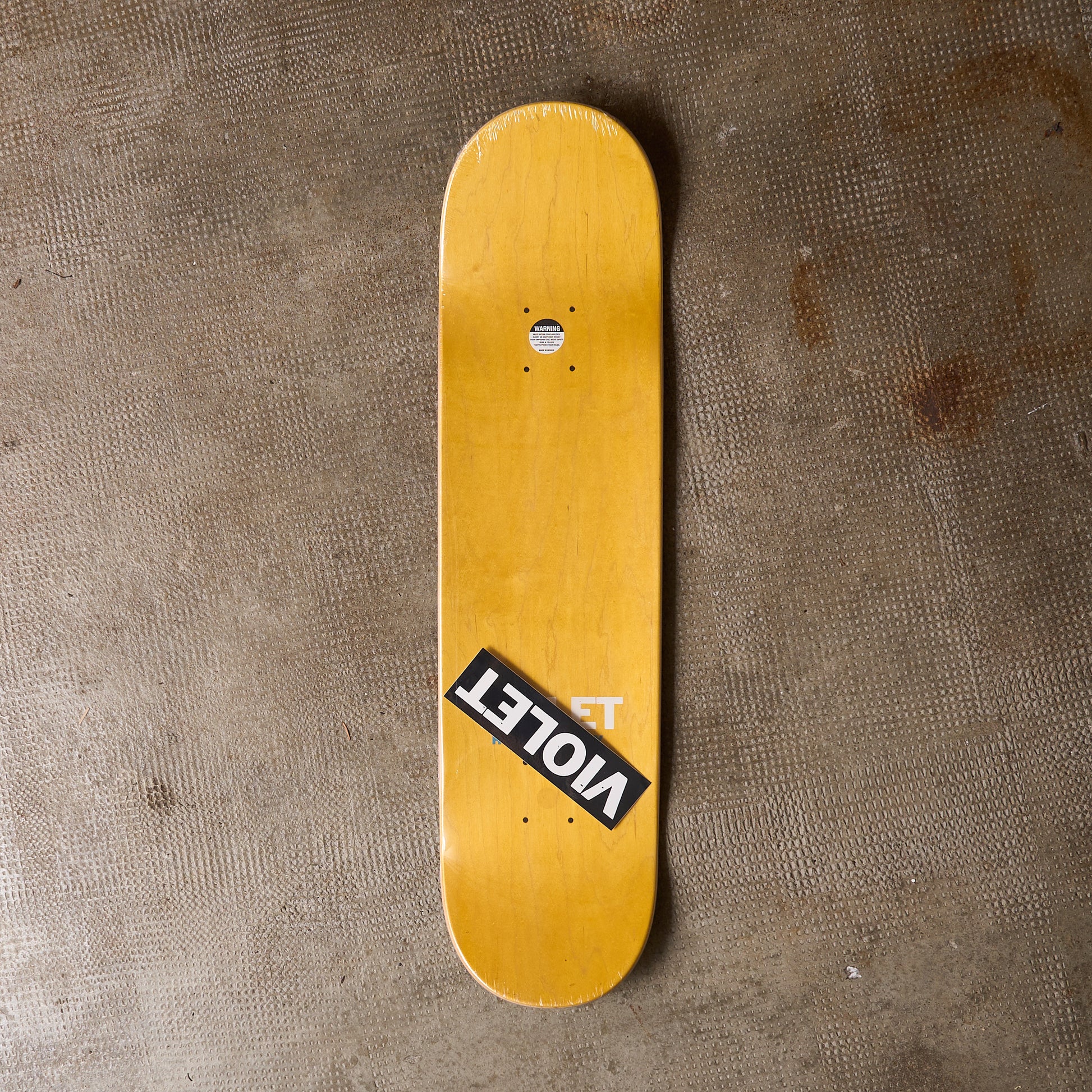 Violet Skateboards -  Ryan McGinley "Lizzy" Deck (Yellow) 8