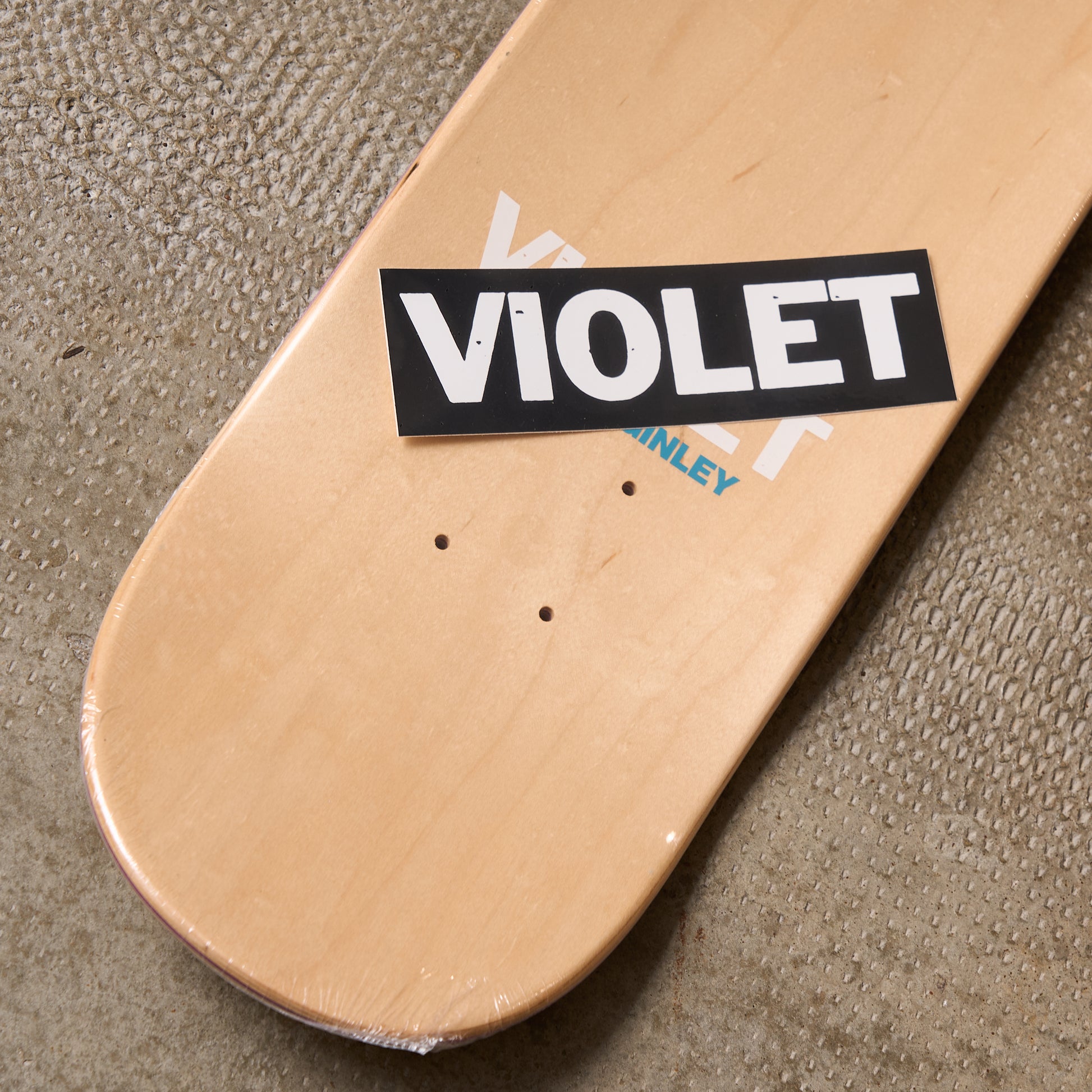 Violet Skateboards -  Ryan McGinley "Lizzy" Deck (Natural) 8