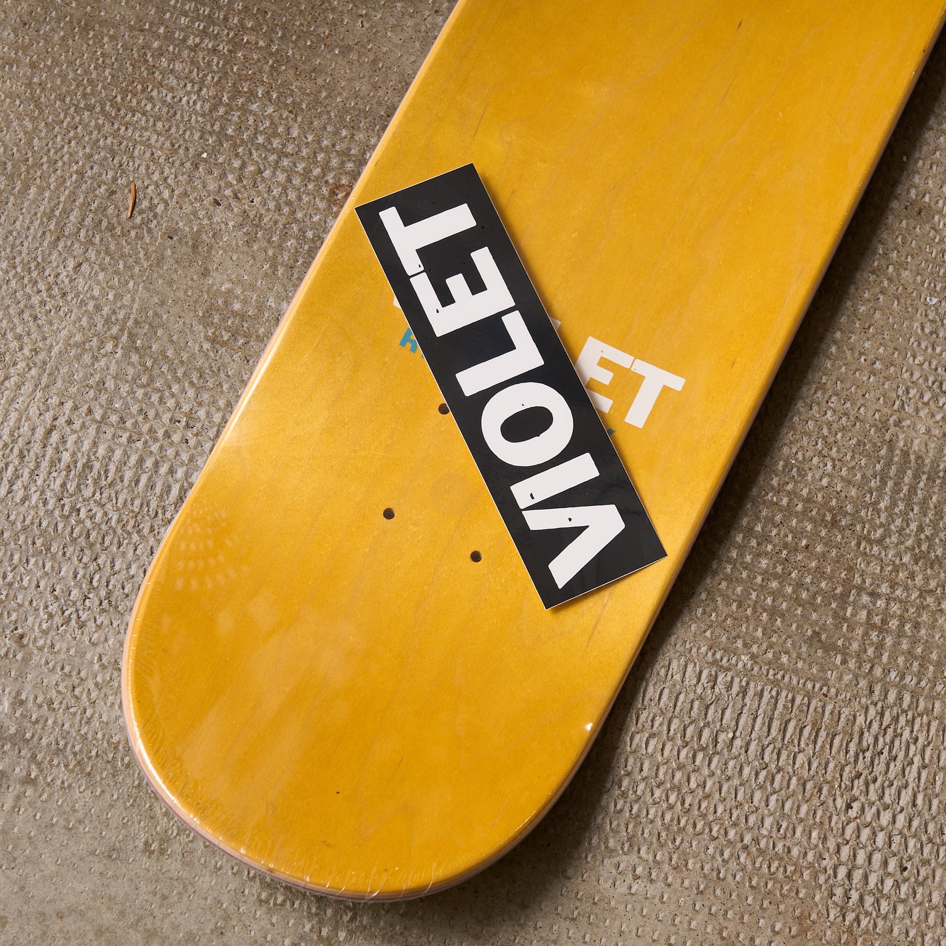 Violet Skateboards -  Ryan McGinley "Lizzy" Deck (Yellow) 8