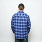 Polar Skate Co - Mitchell LS Shirt Shadow Check (Blue)