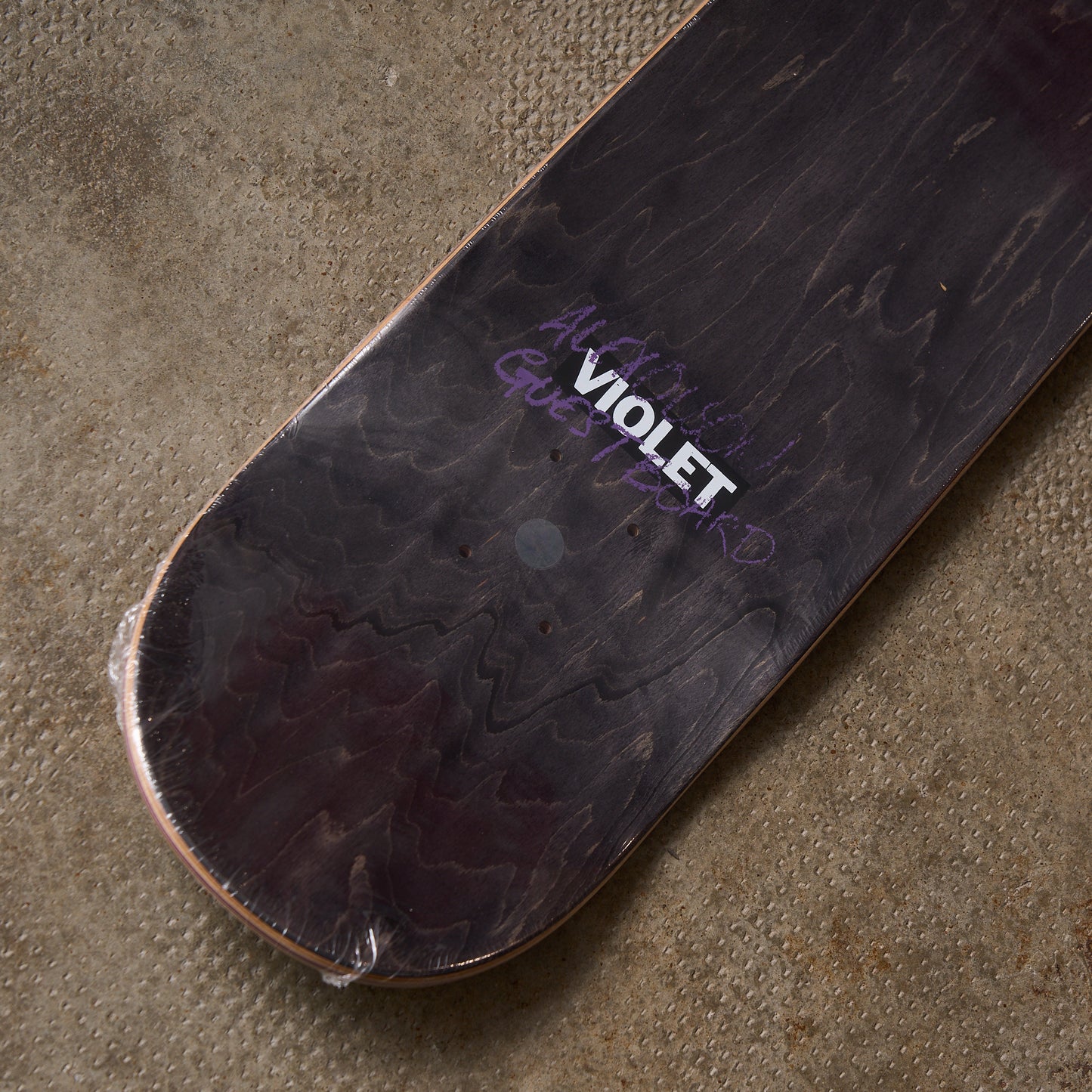 Violet Skateboards - Alex Olson Metal Deck Silver 8.18