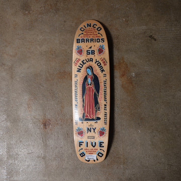 5 Boro Skateboards - Cinco Barrios Cruiser Natrual Large Deck 