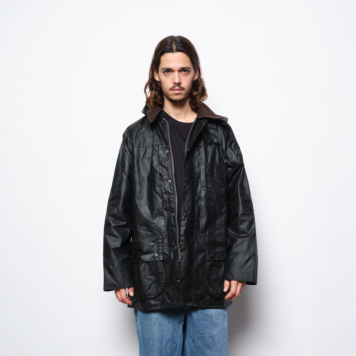A.P.C x Barbour - Beaufort Wax Jacket Dark Sage