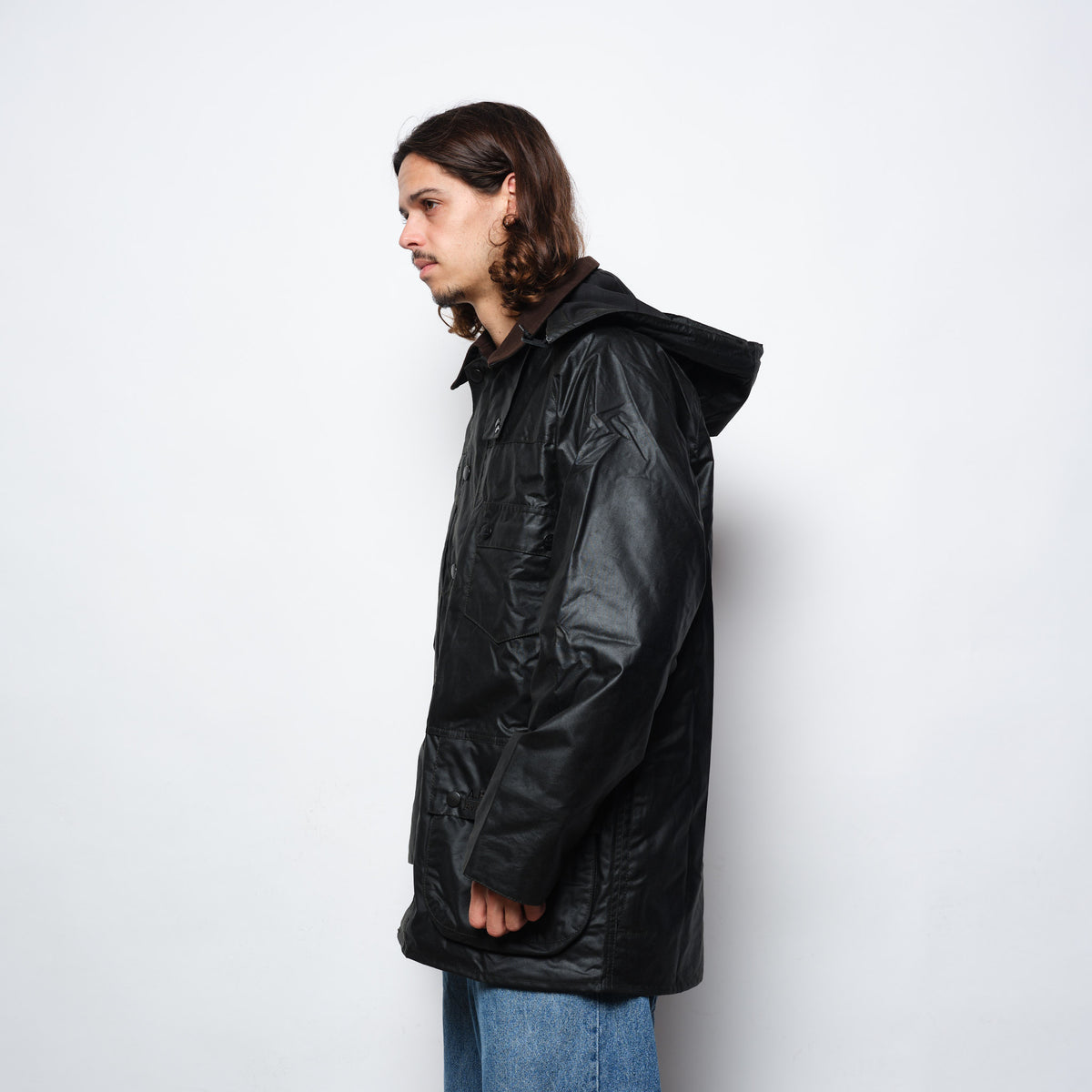A.P.C x Barbour - Beaufort Wax Jacket Dark Sage